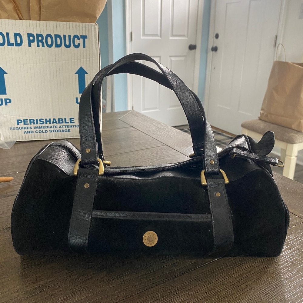 Isaac Mizrahi Black Tote Bag